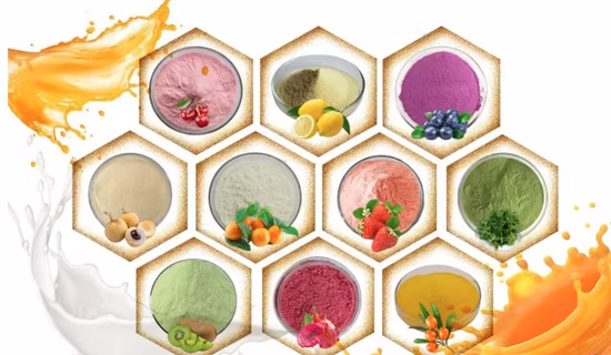 All Vegetable Fruit Banana Smoothie Powder Mix Dragon Fruit/Strawberry/Kiwi Fruit Powder Freeze Dried Fruit Powders
